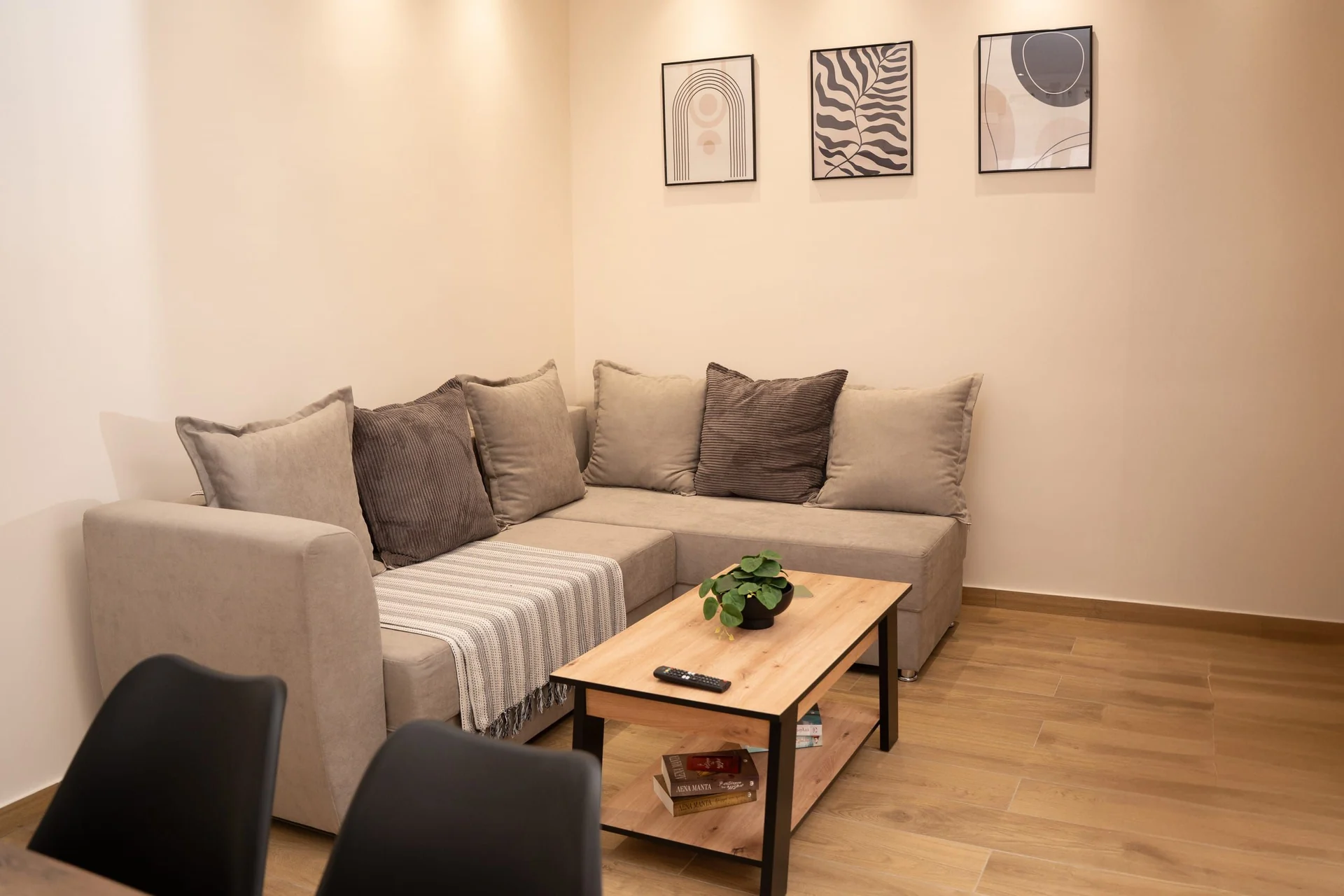 The corner sofa